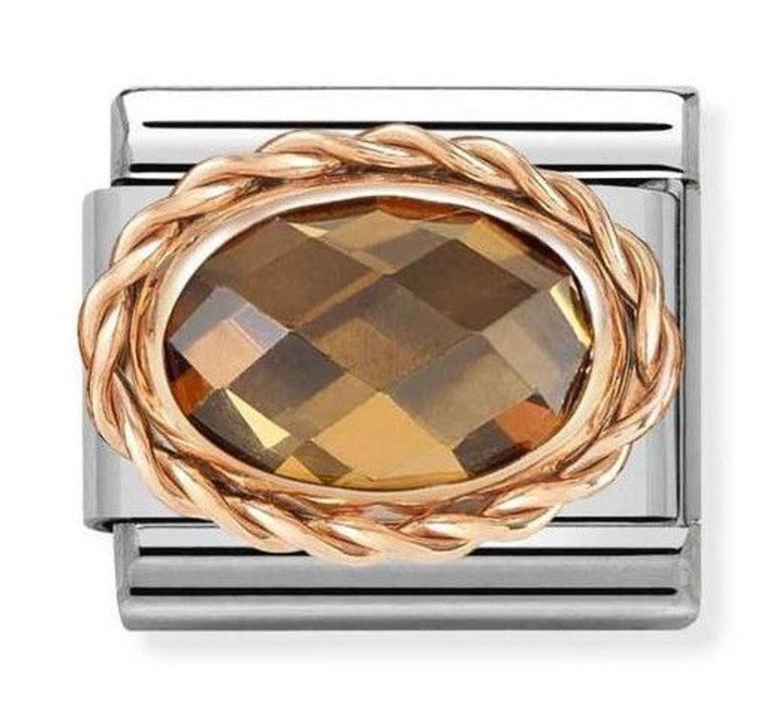 Nomination Link 9K zawieszka złoto 'Szampańska Cyrkonia' 430603 012 Zawieszki Nomination ✓ Wyjątkowy prezent ✓ Nomination ✓ Bransoletka Nomination ✓ Bransoletka ze stali ✓ Gwarancja najniższej ceny ✓ Zapraszamy!.jpg